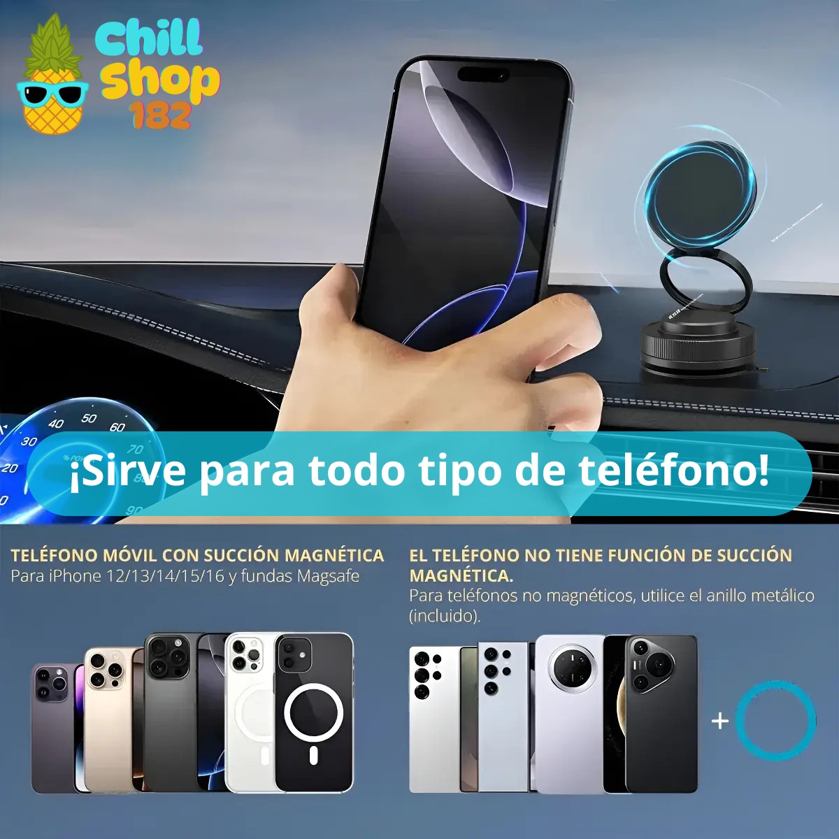 Soporte Magnetico (Modelo Original)